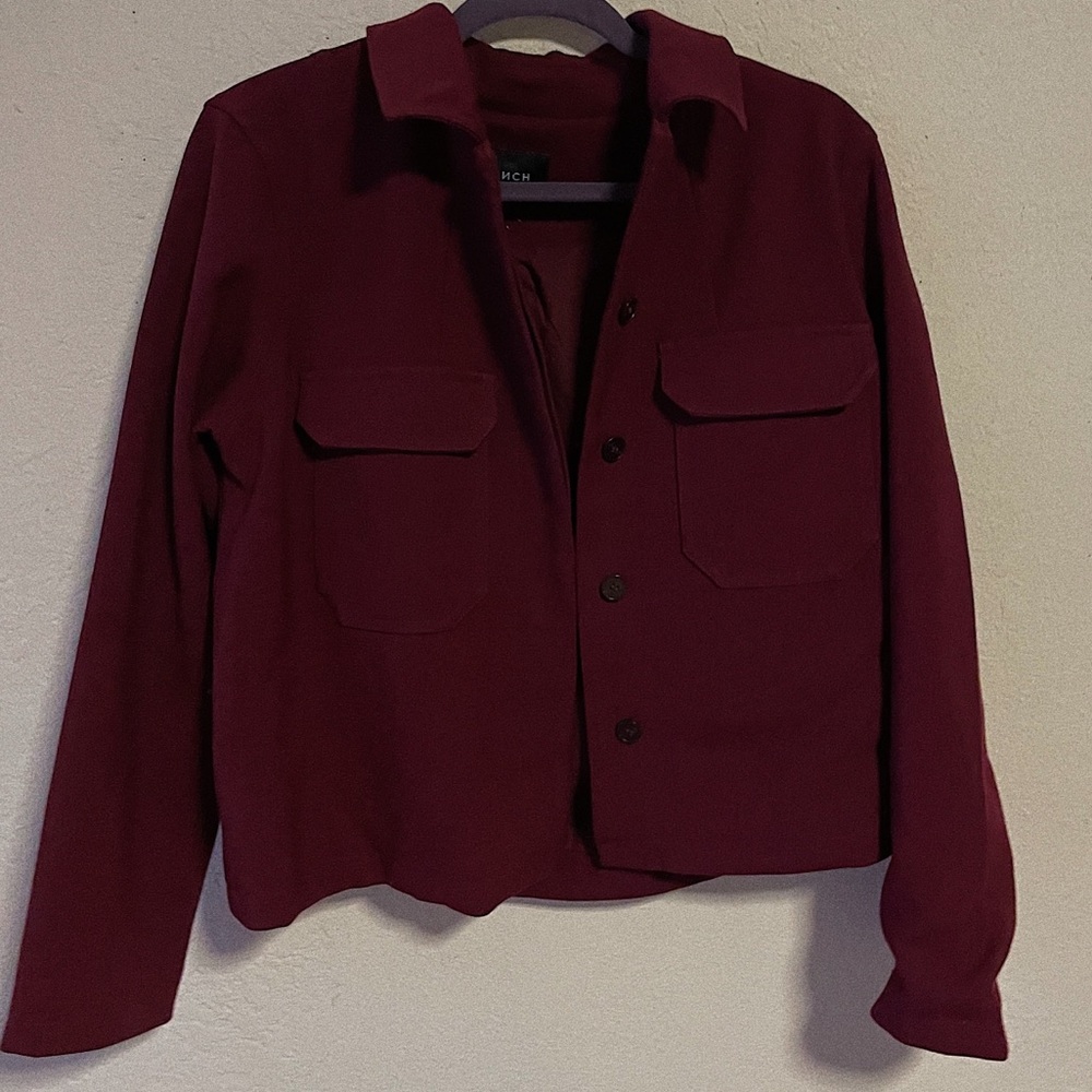 Dark Burgundy boutique blazer/jacket
